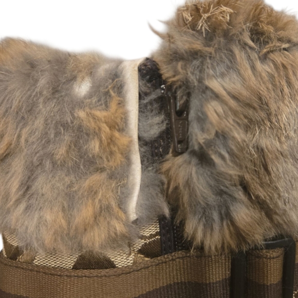 Coach Tan and Brown Signature Winter Boots - Picture 2 of 12